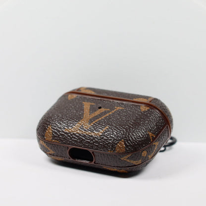 Designer AirPod 23Pro Case Brown LV Monogram