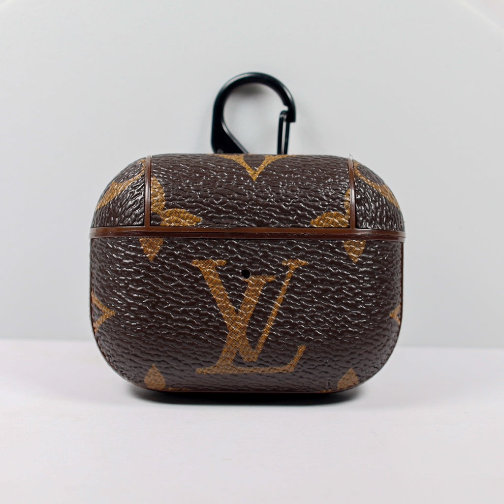 Designer AirPod 23Pro Case Brown LV Monogram