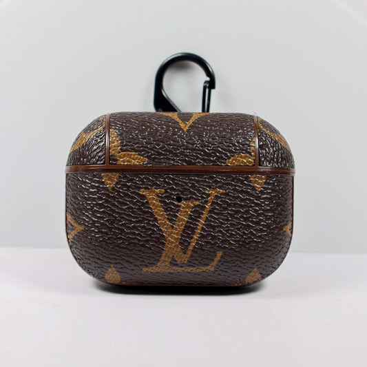 Designer AirPod 23Pro Case Brown LV Monogram