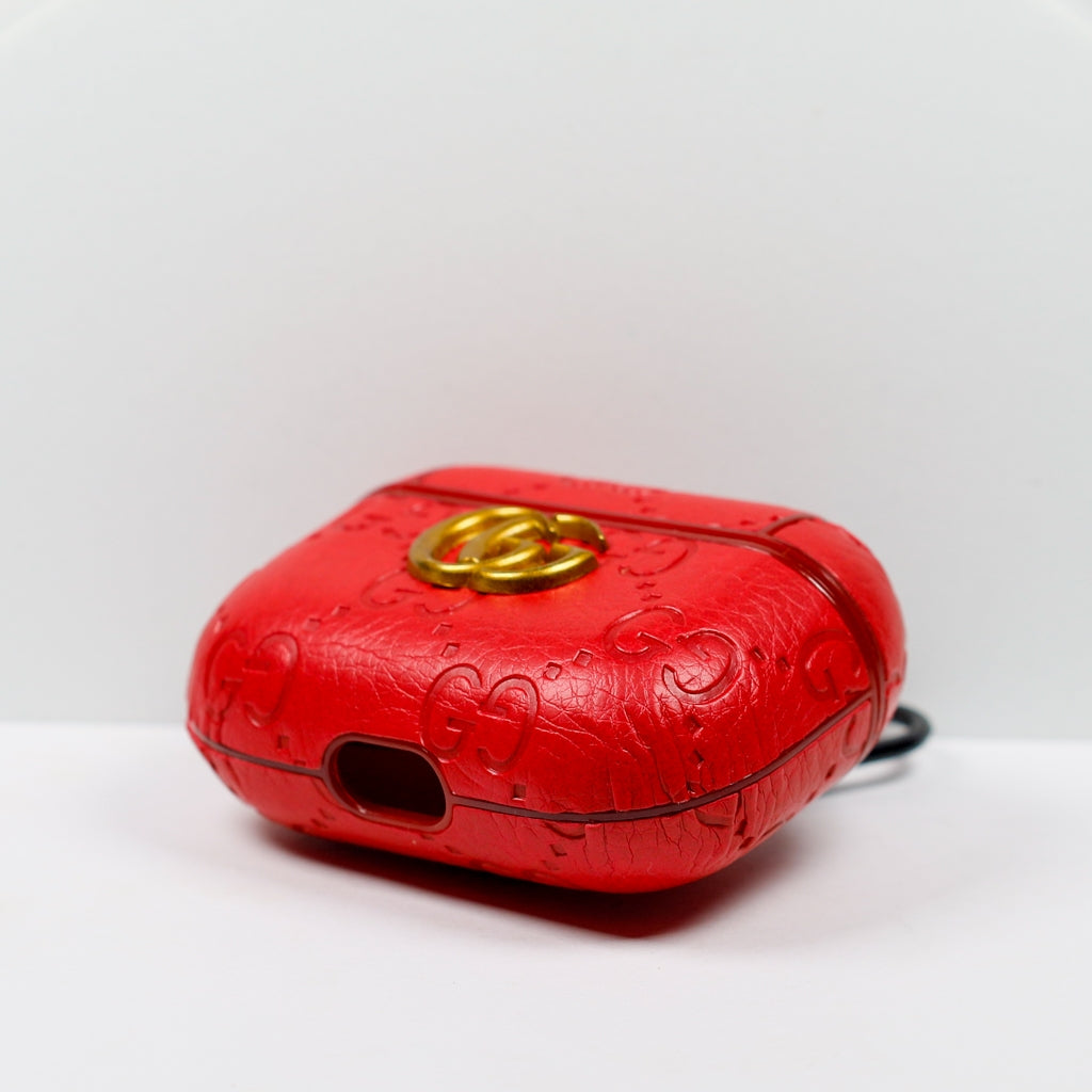 Designer AirPods 23Pro Case GG Red