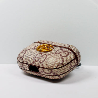 Designer AirPods 23Pro Case Beige GG