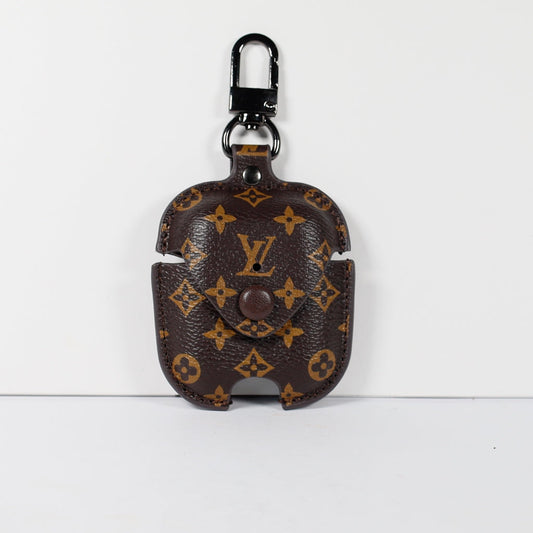 Classic Luxury LV Leather AirPods Case