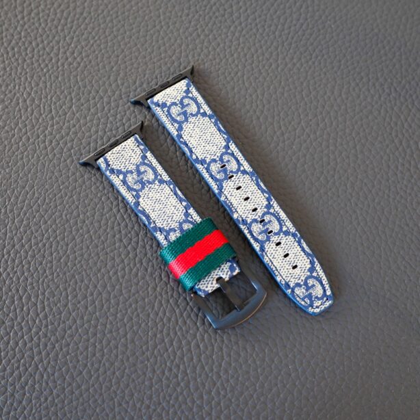 Designer Leather Apple Watch Band