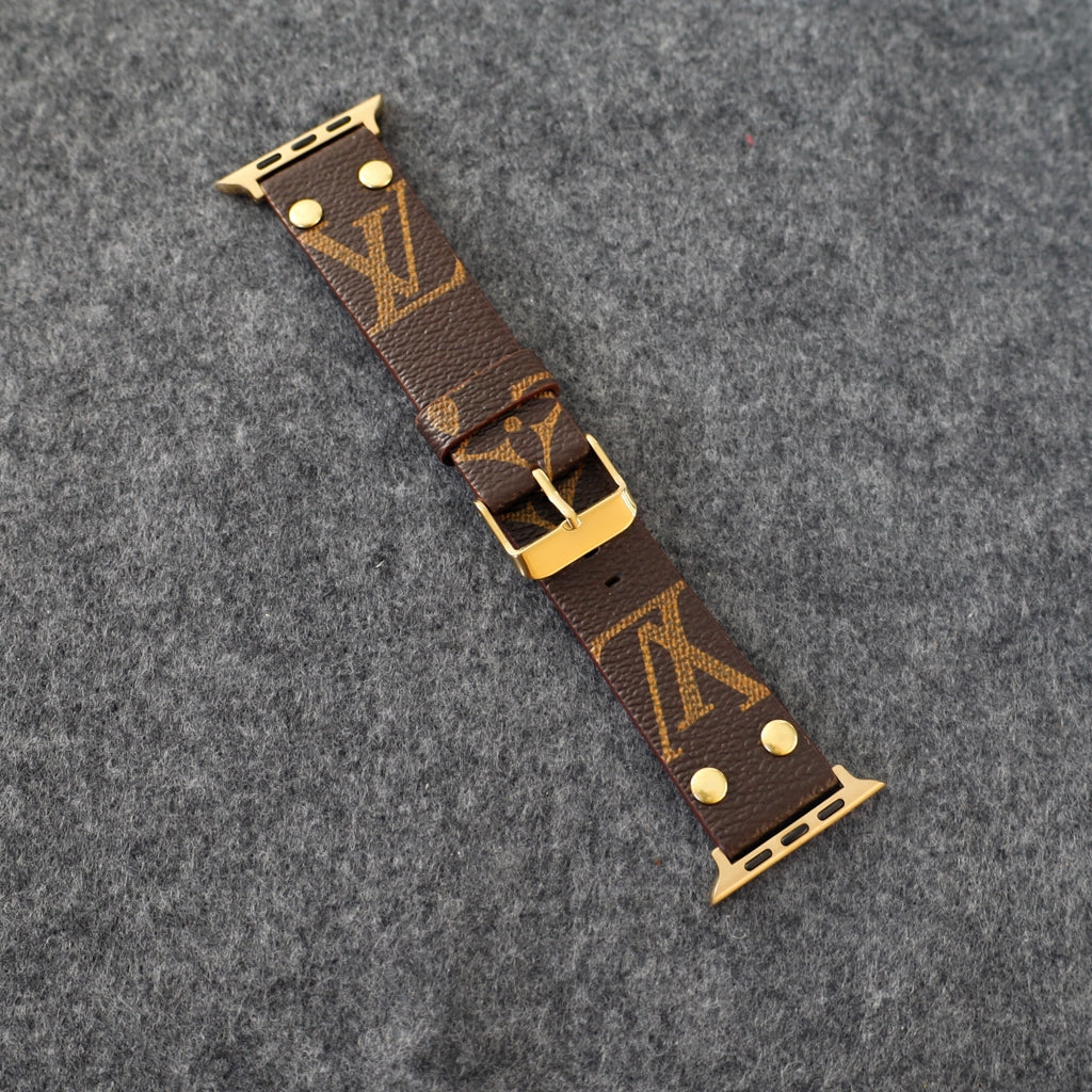 Luxury Band Apple Watch Series Brown Monogram