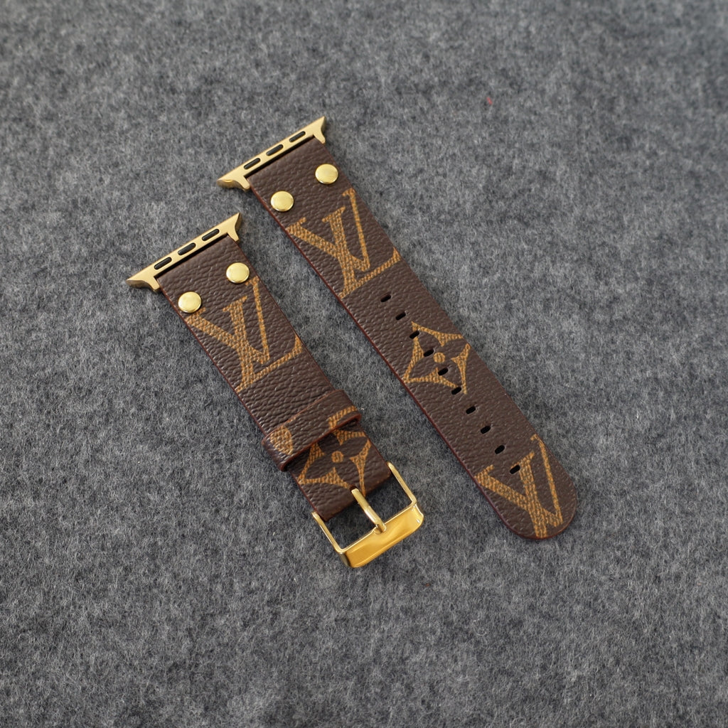 Luxury Band Apple Watch Series Brown Monogram