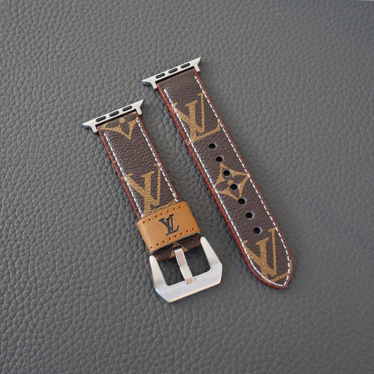 Louis Vuitton Apple Watch Band Brown Monogram