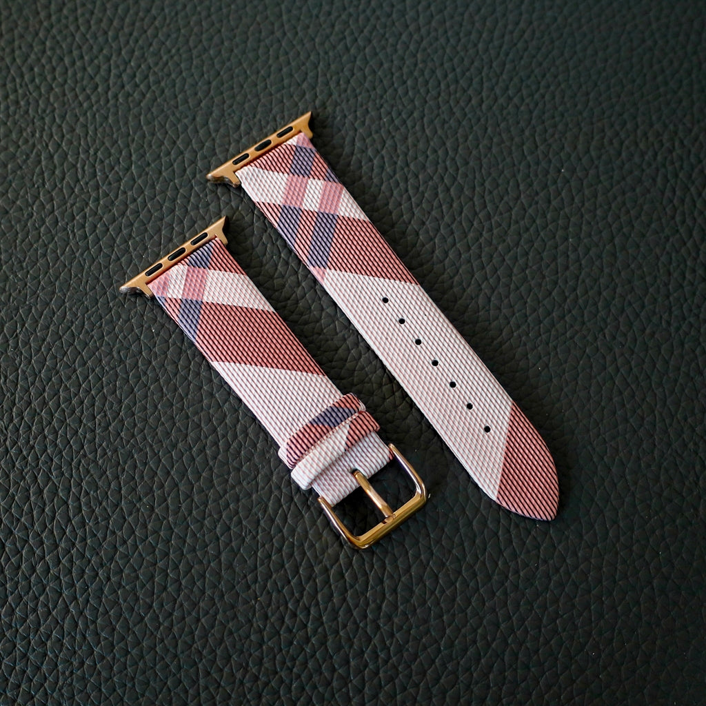 Burberry Apple Watch Band Leather Design