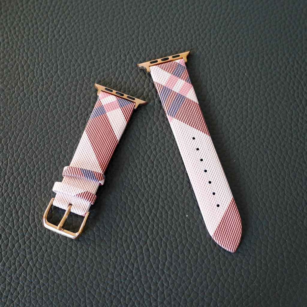 Burberry Apple Watch Band Leather Design