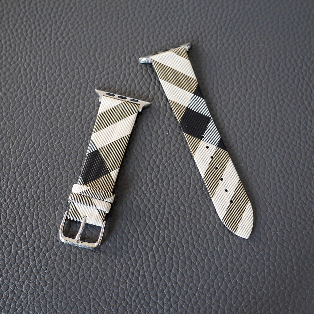 Burberry Design Watch Band Leather for Apple Watch