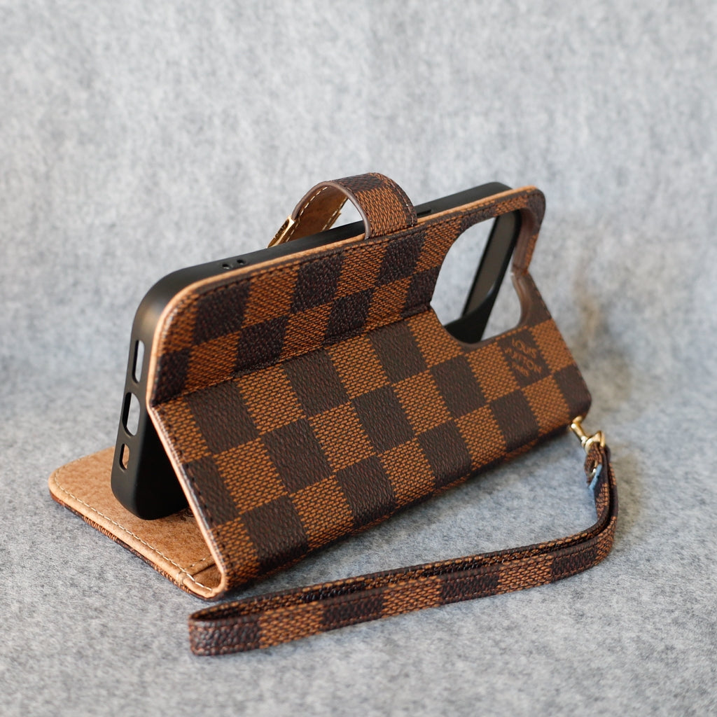 LV Folio Wallet Case for 1116 Pro Max Plus Series