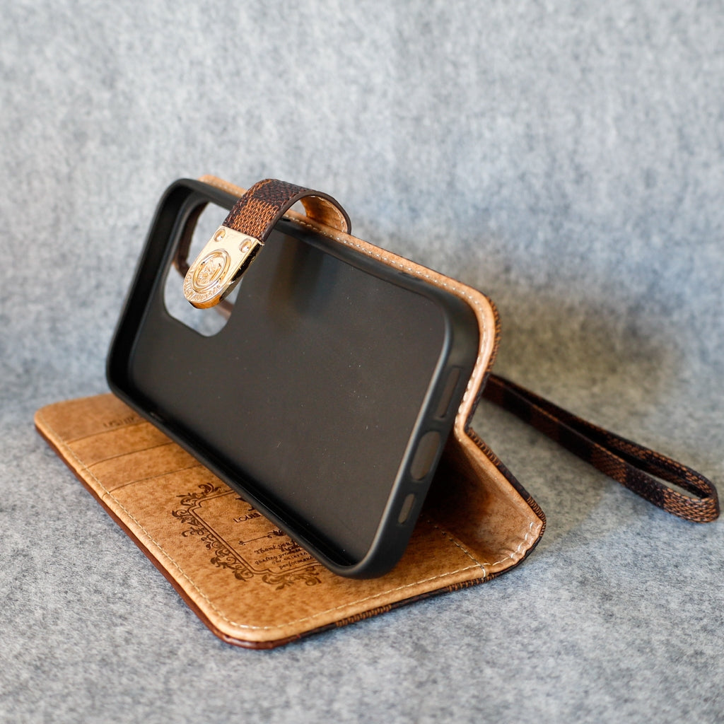LV Folio Wallet Case for 1116 Pro Max Plus Series