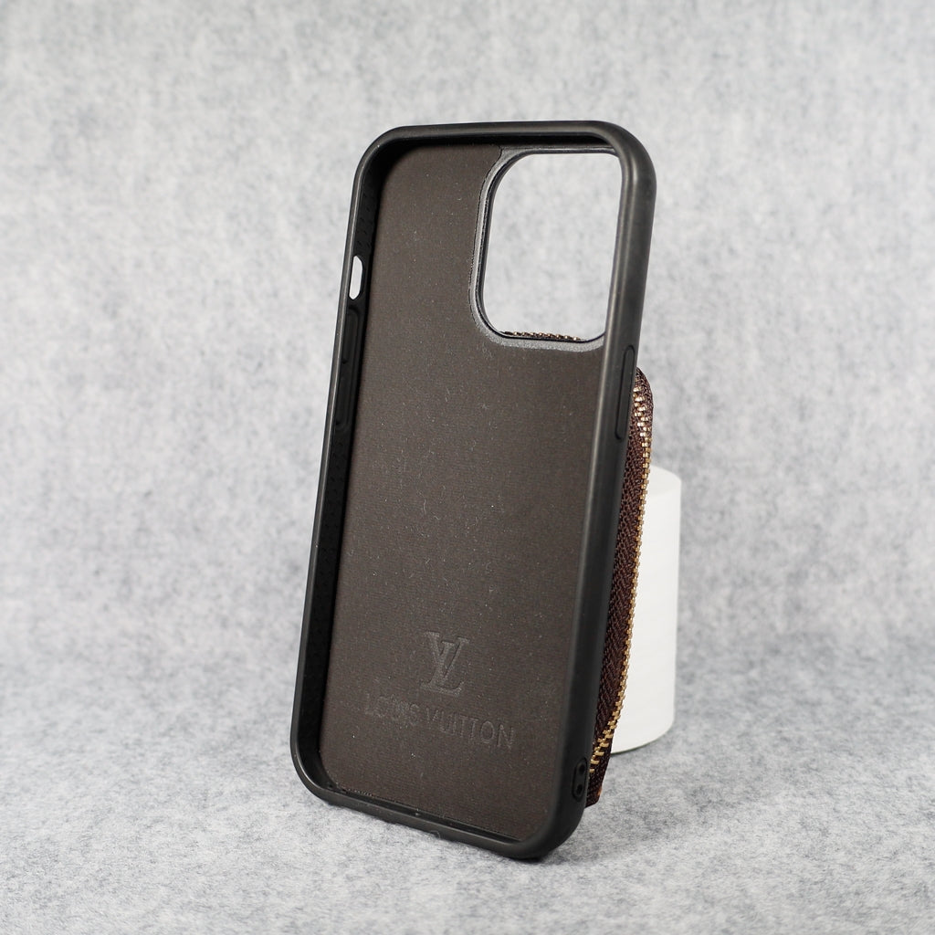 Designer iPhone Case Wallet Zipped Card Holder