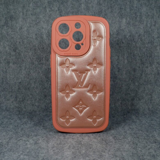 LV Designer Phone Case Stamped Letters for 11 12 13 14 Pro Max