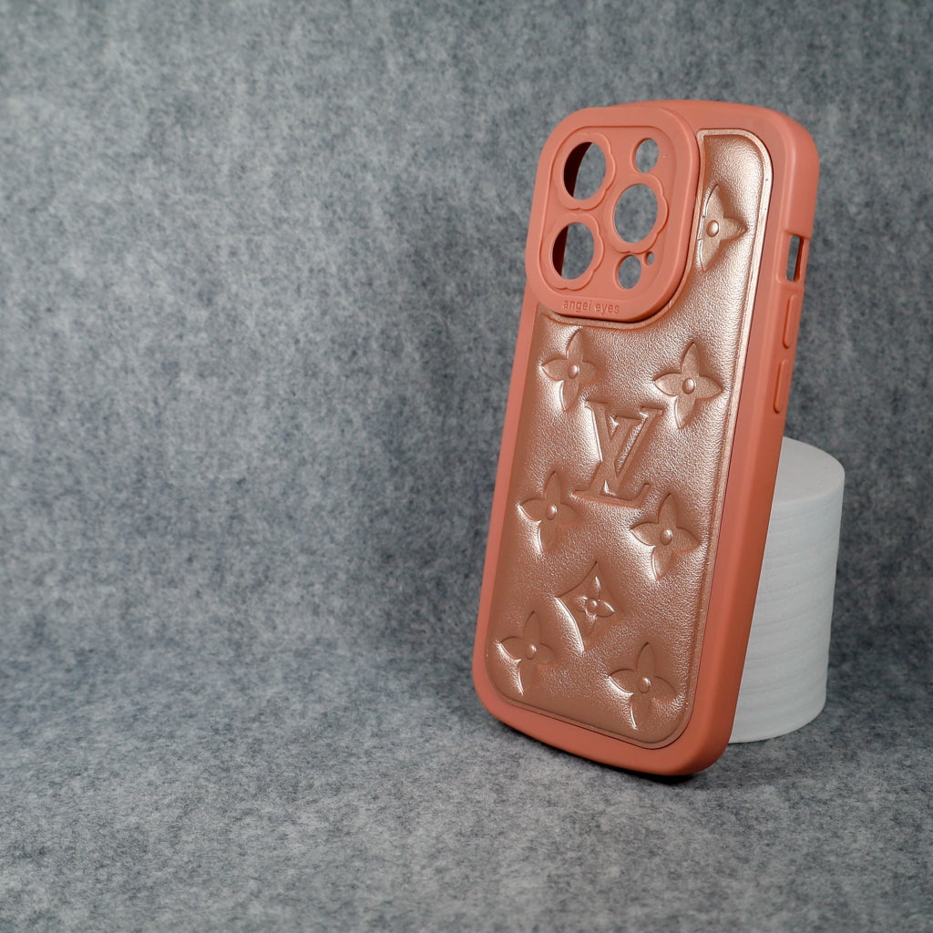 LV Designer Phone Case Stamped Letters for 11 12 13 14 Pro Max