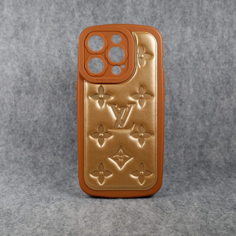 iPhone Case LV Stamped Letters Design for 11 12 13 14 Pro Max