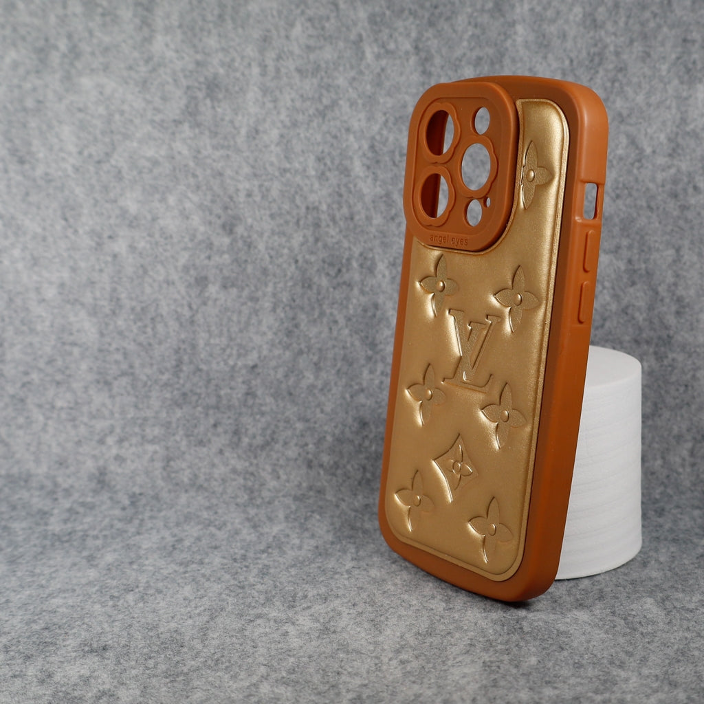 iPhone Case LV Stamped Letters Design for 11 12 13 14 Pro Max