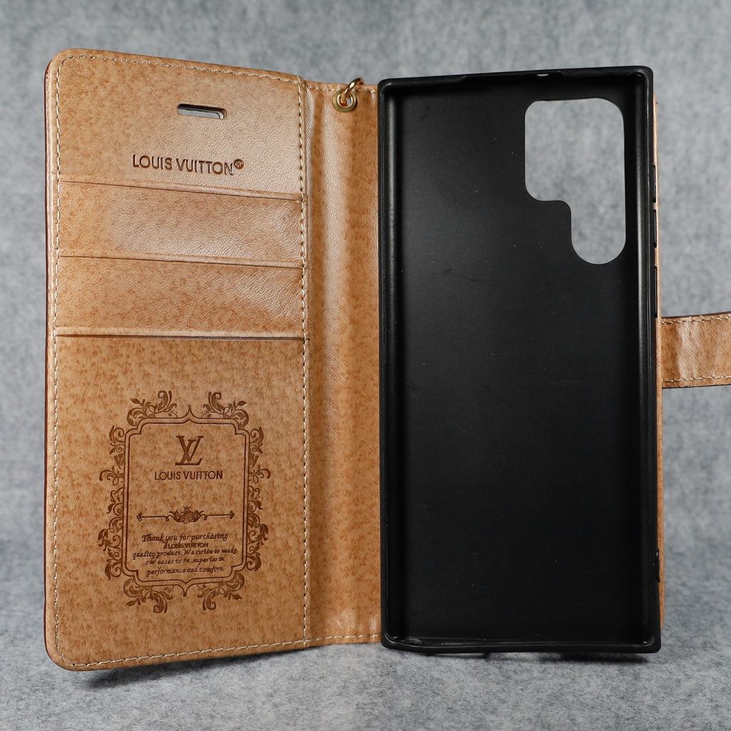 LV Wallet Phone Case Samsung Galaxy S21 22 23 24 25 Ultra Plus