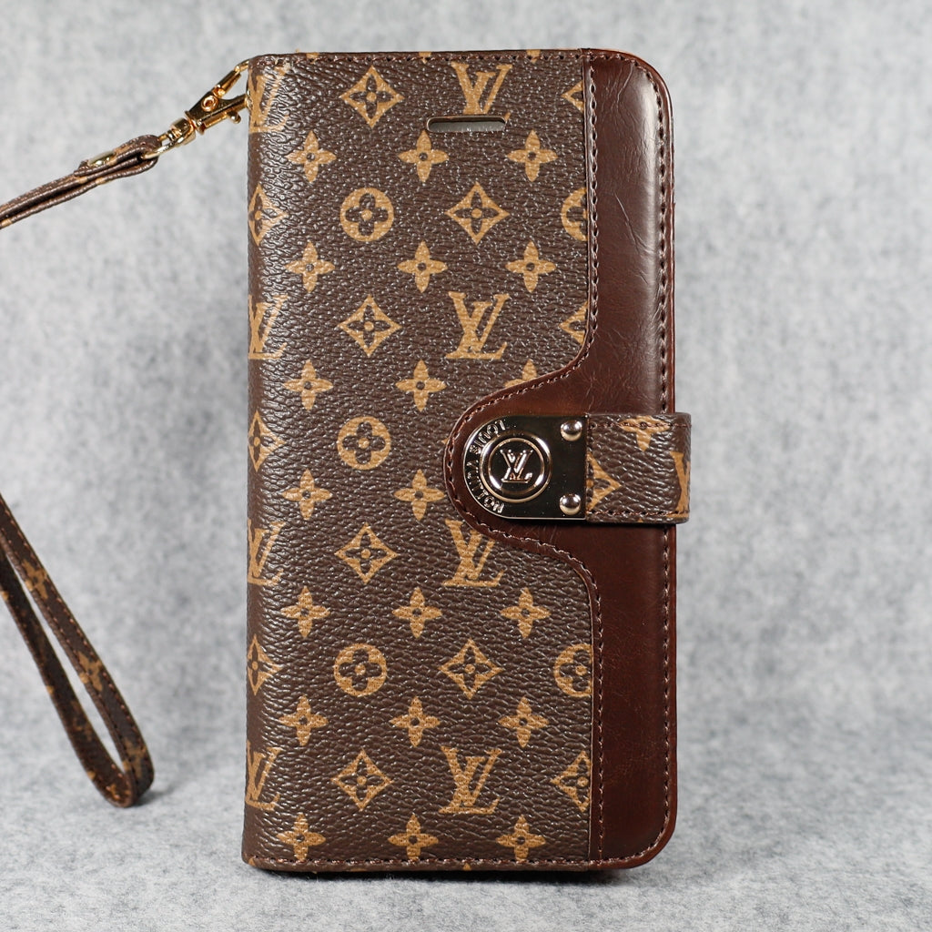 LV Wallet Phone Case Samsung Galaxy S21 22 23 24 25 Ultra Plus
