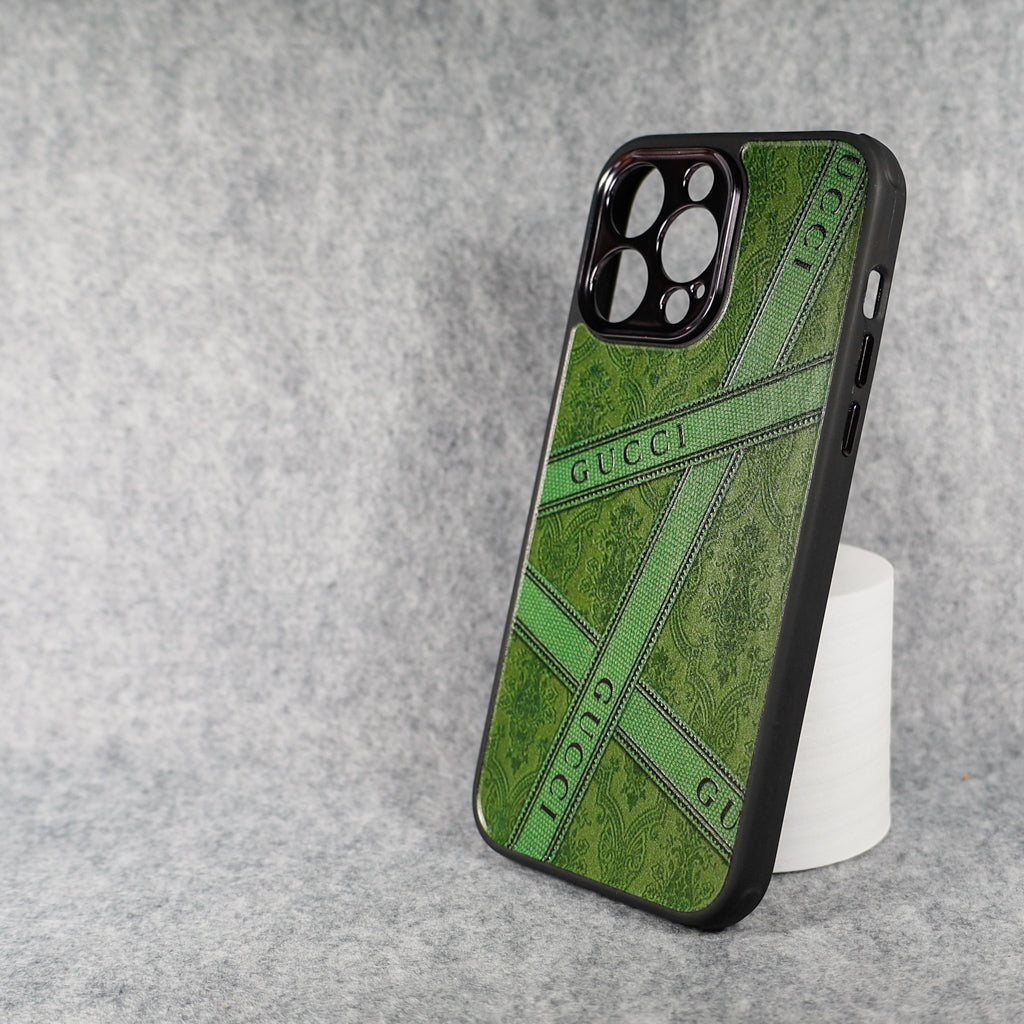 Gucci Designer iPhone Case Criss Cross Lines