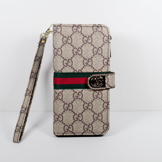 Gucci&nbsp;Wallet Phone Case Case Zipper Wallet Kickstand for iPhone