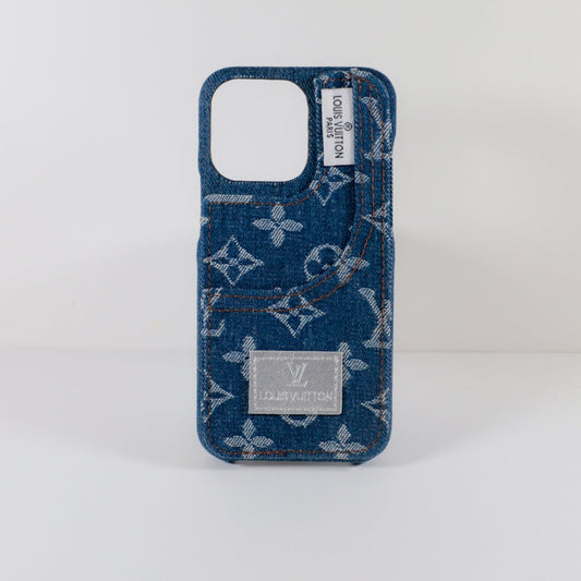 Louis Vuitton Phone Case with Card Holder for iPhone
