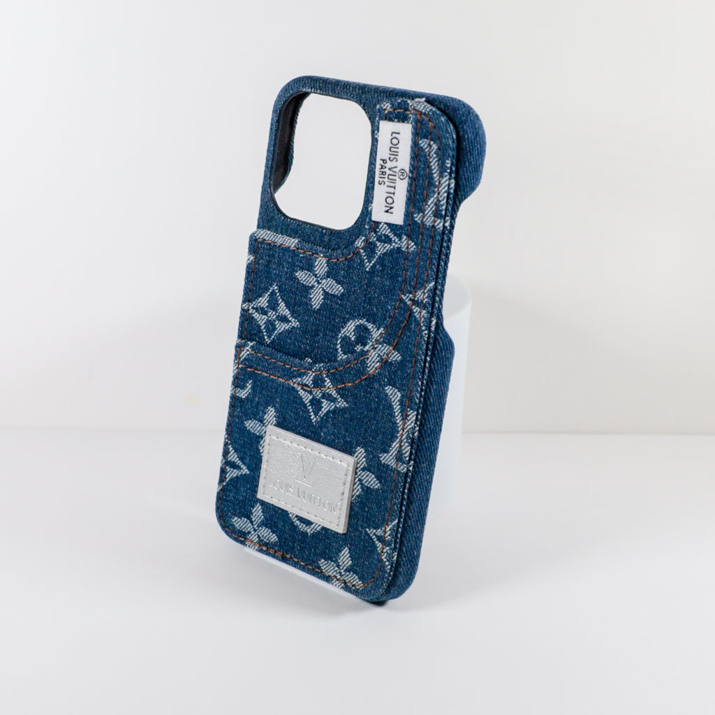 Louis Vuitton Phone Case with Card Holder for iPhone