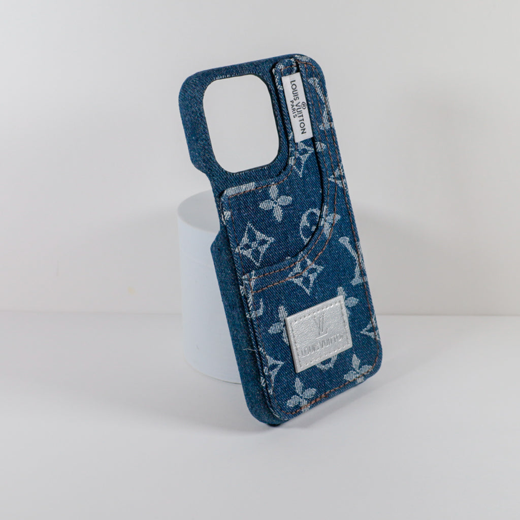 Louis Vuitton Phone Case with Card Holder for iPhone