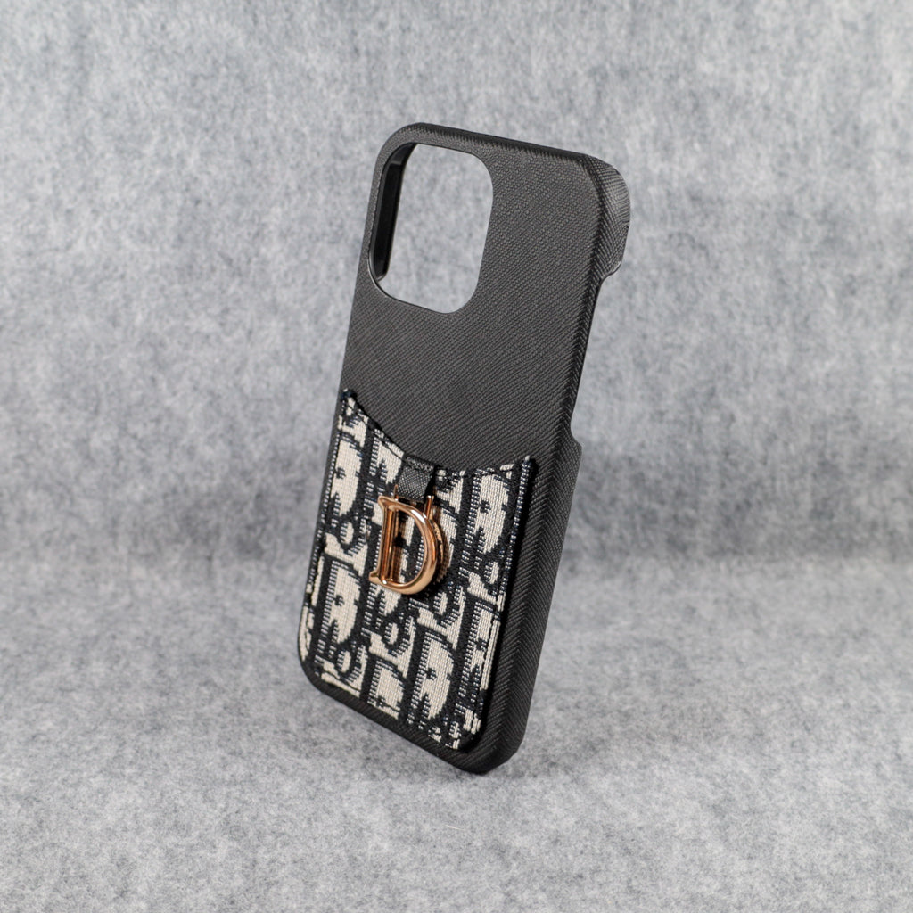 Christian Dior Phone Case Card Holder for iPhone