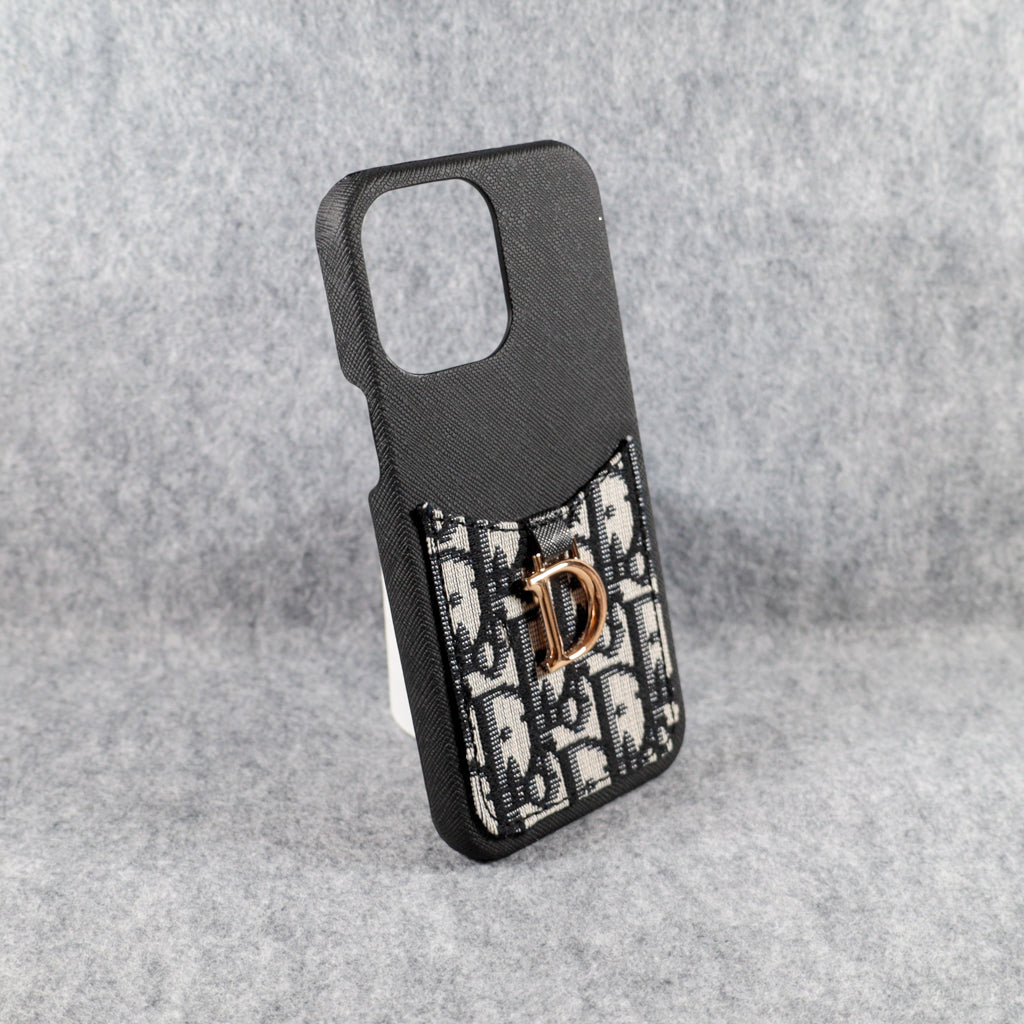 Christian Dior Phone Case Card Holder for iPhone