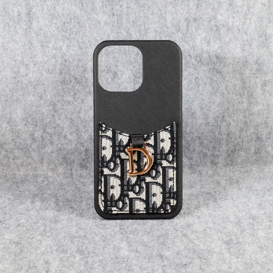 Christian Dior Phone Case Card Holder for iPhone