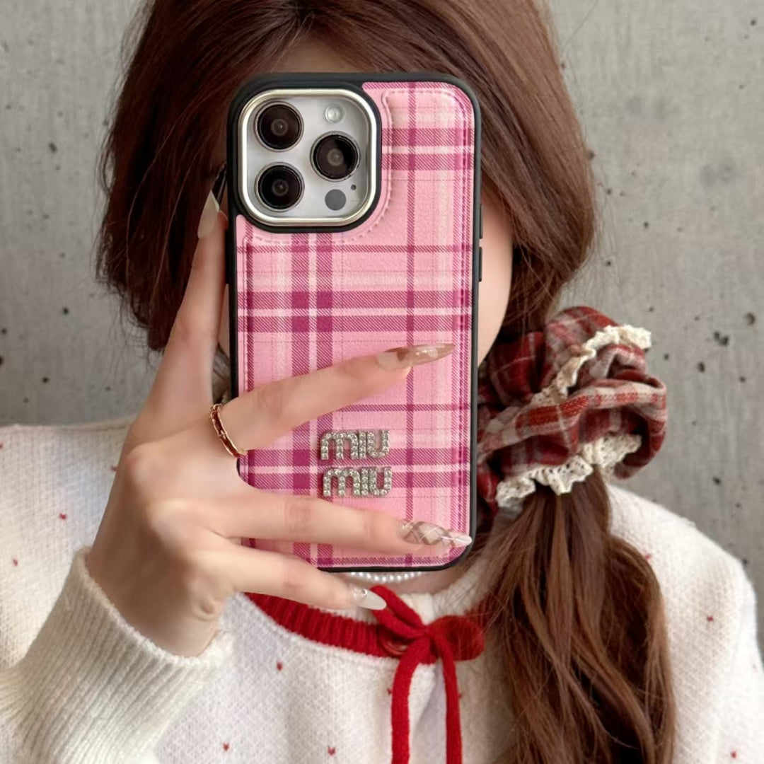 MiuMiu iPhone Case for 13 14 1 5 16 &amp; Pro Max Plus Series