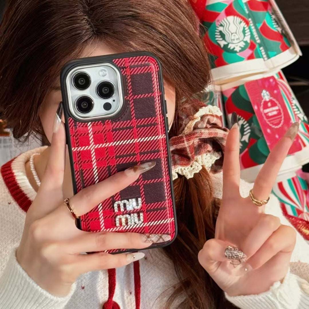 MiuMiu iPhone Case for 13 14 1 5 16 &amp; Pro Max Plus Series