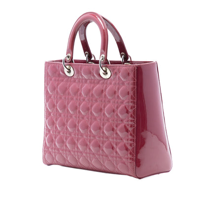 Dior Lady Dior Cannage Red Handbag Style 2
