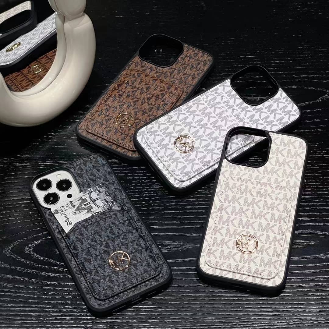Mk Iphone Case Card Slot For Iphone 13 14 15 Pro Max Plus / 18 Pro / 18 Pro Max