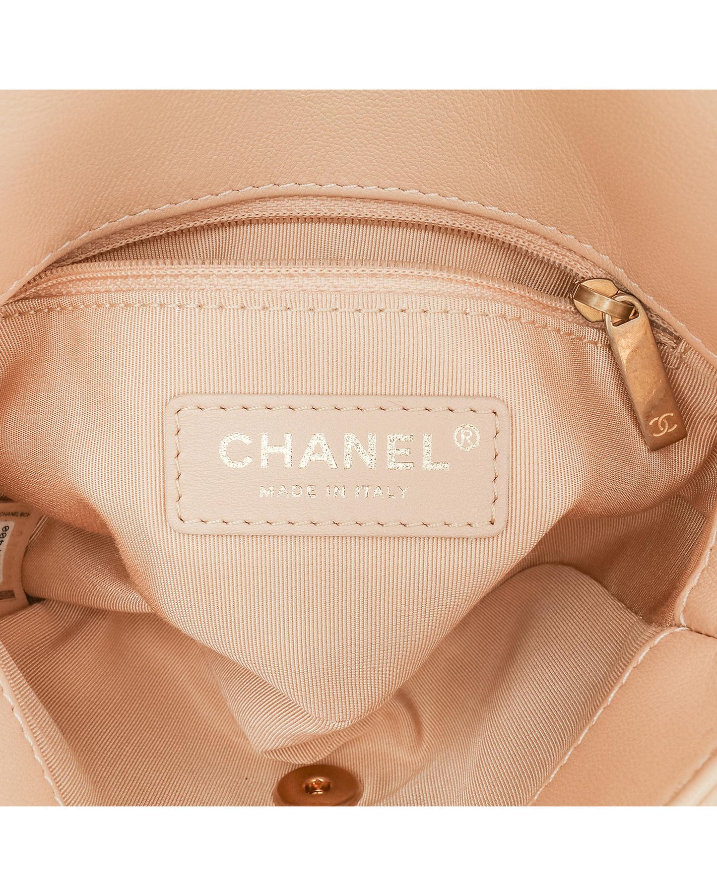 Quilted Lambskin Coin Flap Crossbody with Gold-Tone Chain Strap