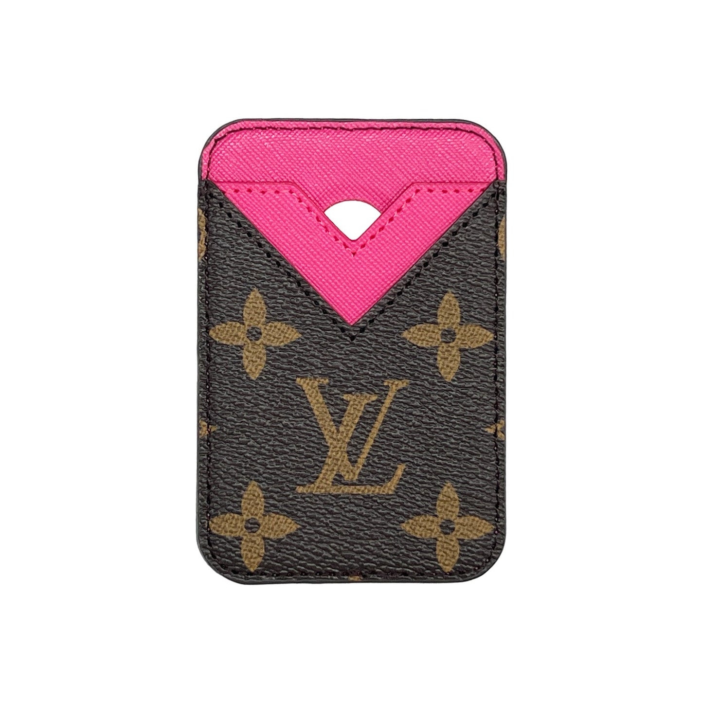 LV BROWN/PINK MAGSAFE CARDHOLDER
