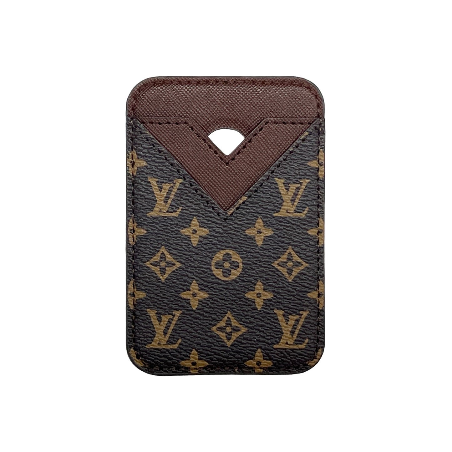 LV BROWN MONOGRAM MAGSAFE CARDHOLDER