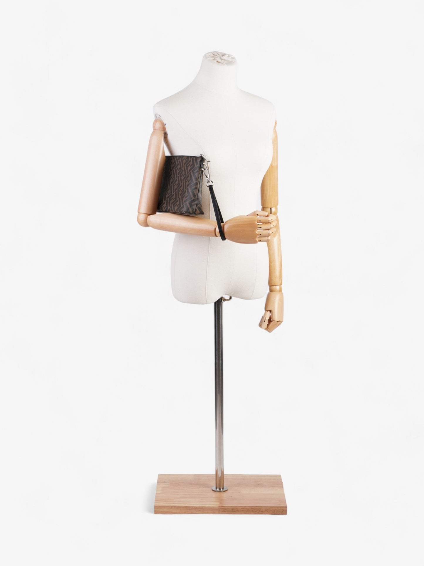 Fendi Luxury Canvas Black Clutch