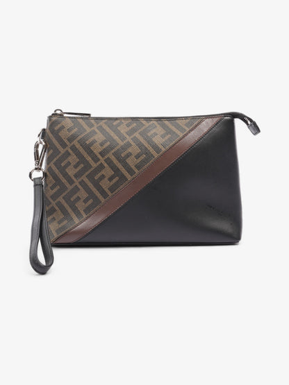 Fendi Luxury Canvas Black Clutch