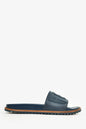 Fendi Navy Rubber Mens Slides Size 10 Mens