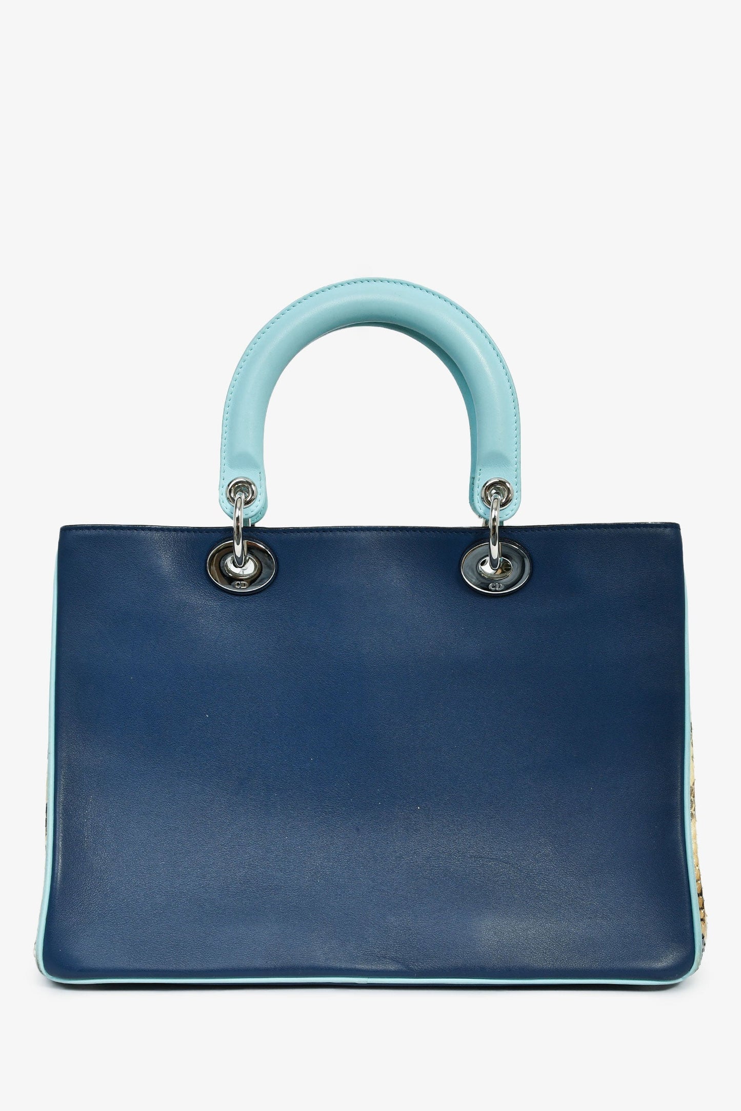 Dior Diorissimo Leather Blue Clutch