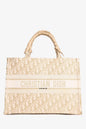 Christian Dior 2023 Gold Monogram Medium Book Tote