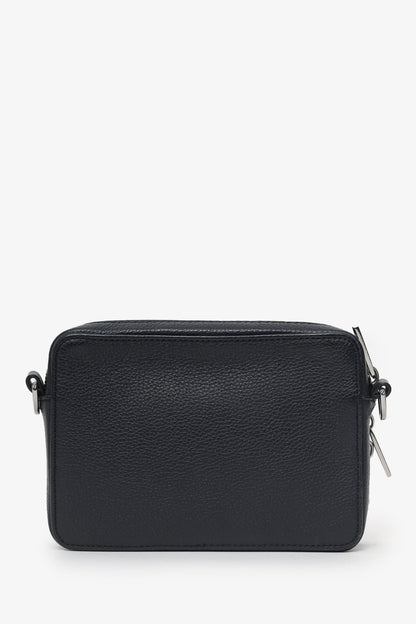 Christian Dior 2019 Black Grained Calfskin Double Zip Crossbody