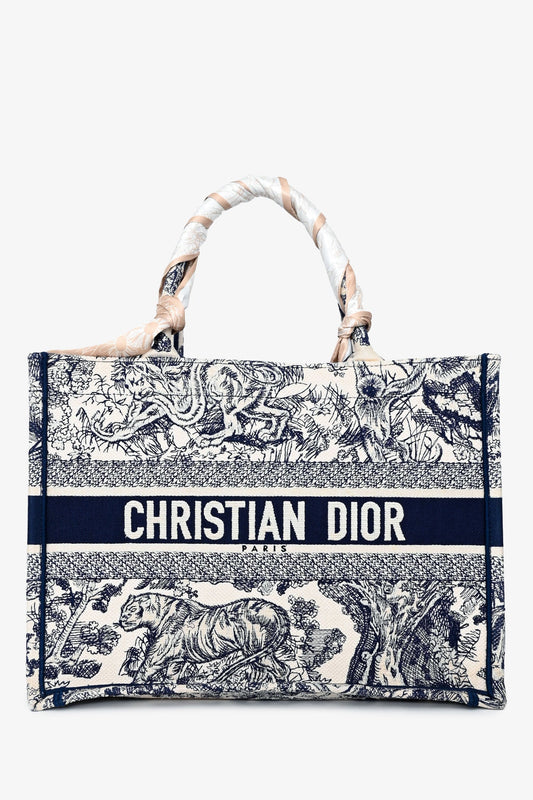 Dior Book Tote Leather Tote Bag Style 52