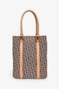 Christian Dior Brown Canvas Oblique Trotter Tote Bag
