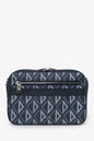 Christian Dior 2023 Navy Coated Canvas Cd Diamond Safari Messenger
