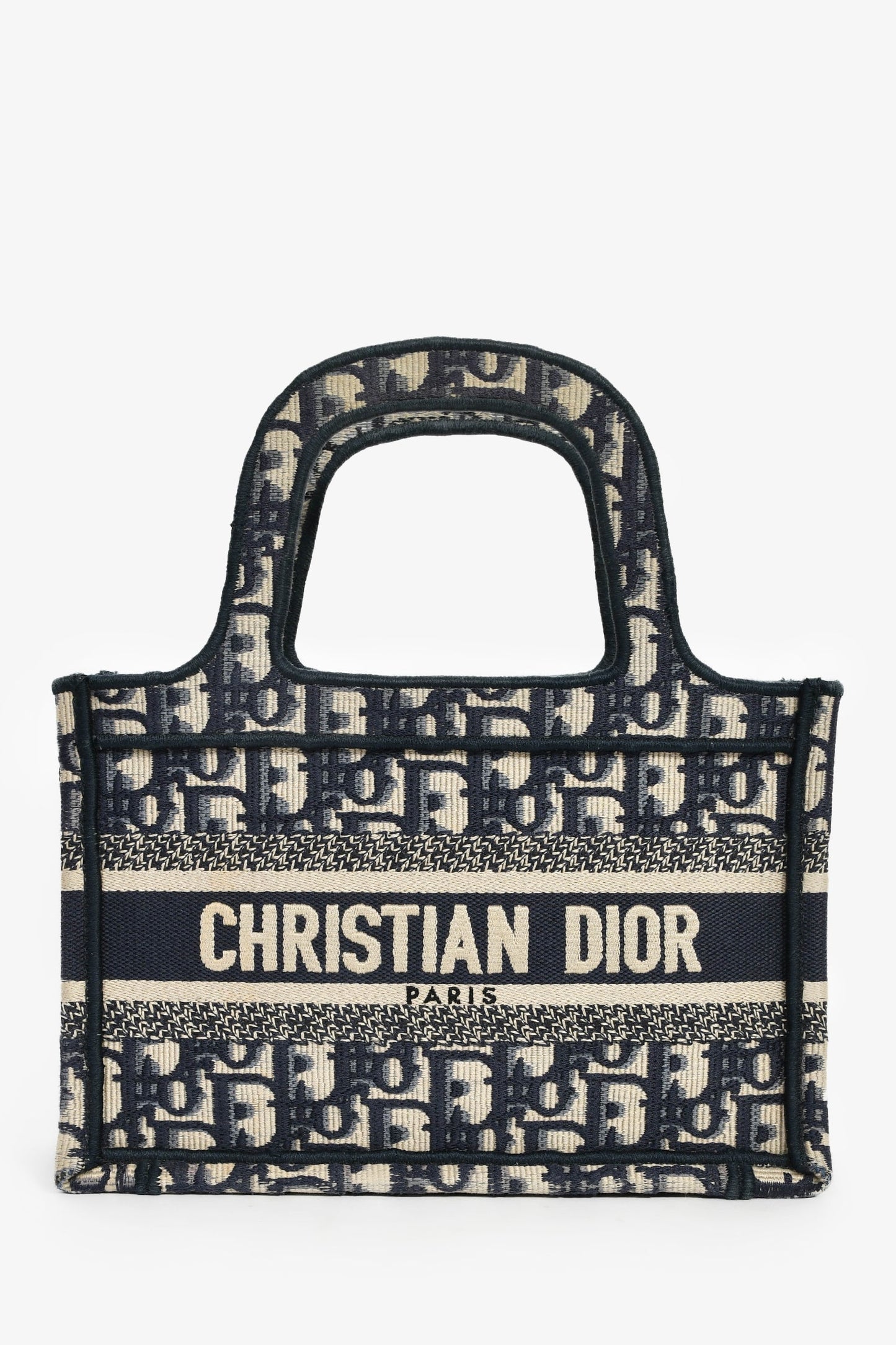 Dior Book Tote Oblique Navy Tote Bag Oblique