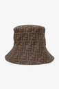 Fendi Brown Monogram Tech Fabric Hat