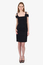 Fendi Black Knee Length Dress Size 40