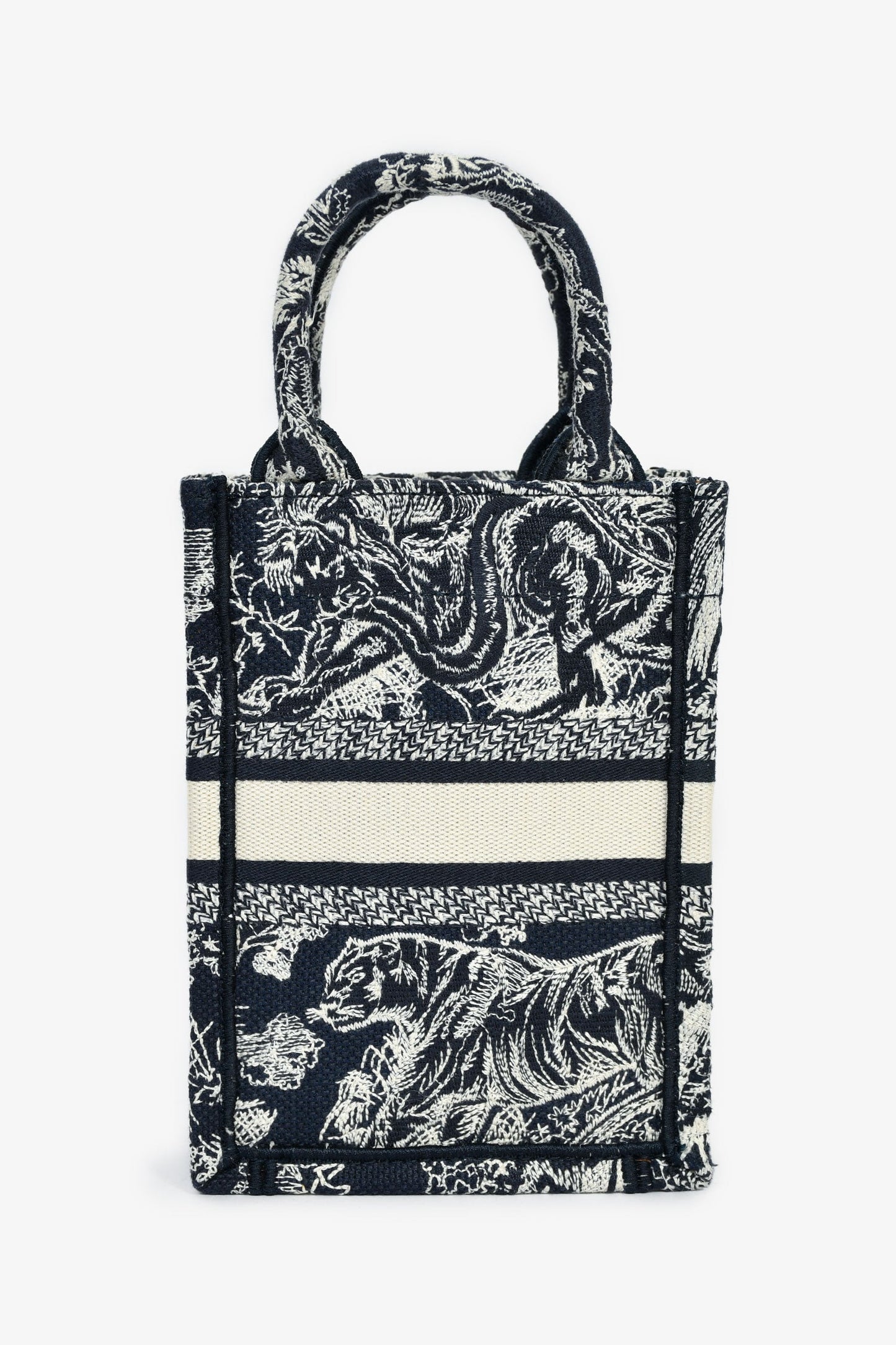 Dior Book Tote Leather Tote Bag Cream